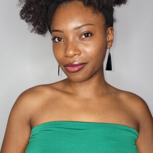 Onyx Flame Earrings - Image 3