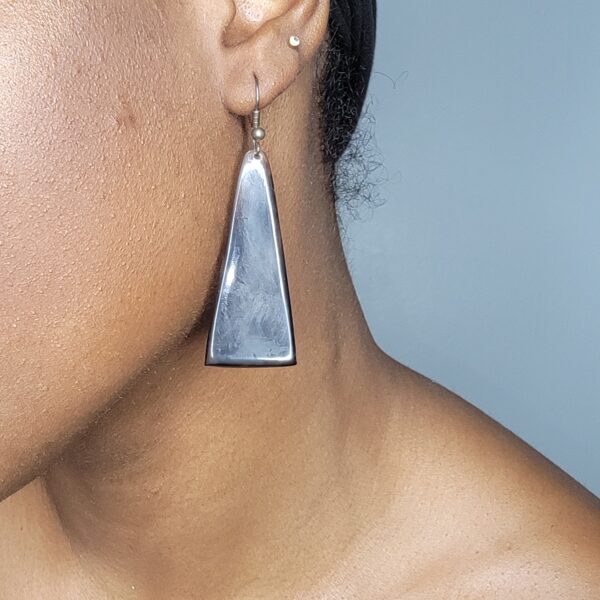 Onyx Flame Earrings - Image 4